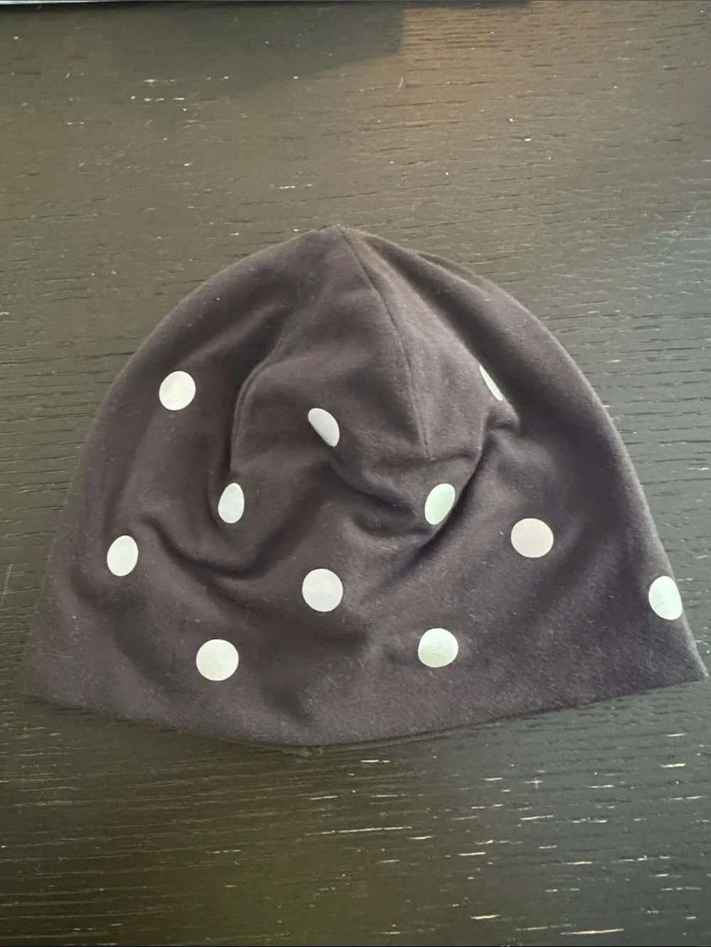 Lululemon athletica black silver reflective dot stretch jersey ponytail hole cap